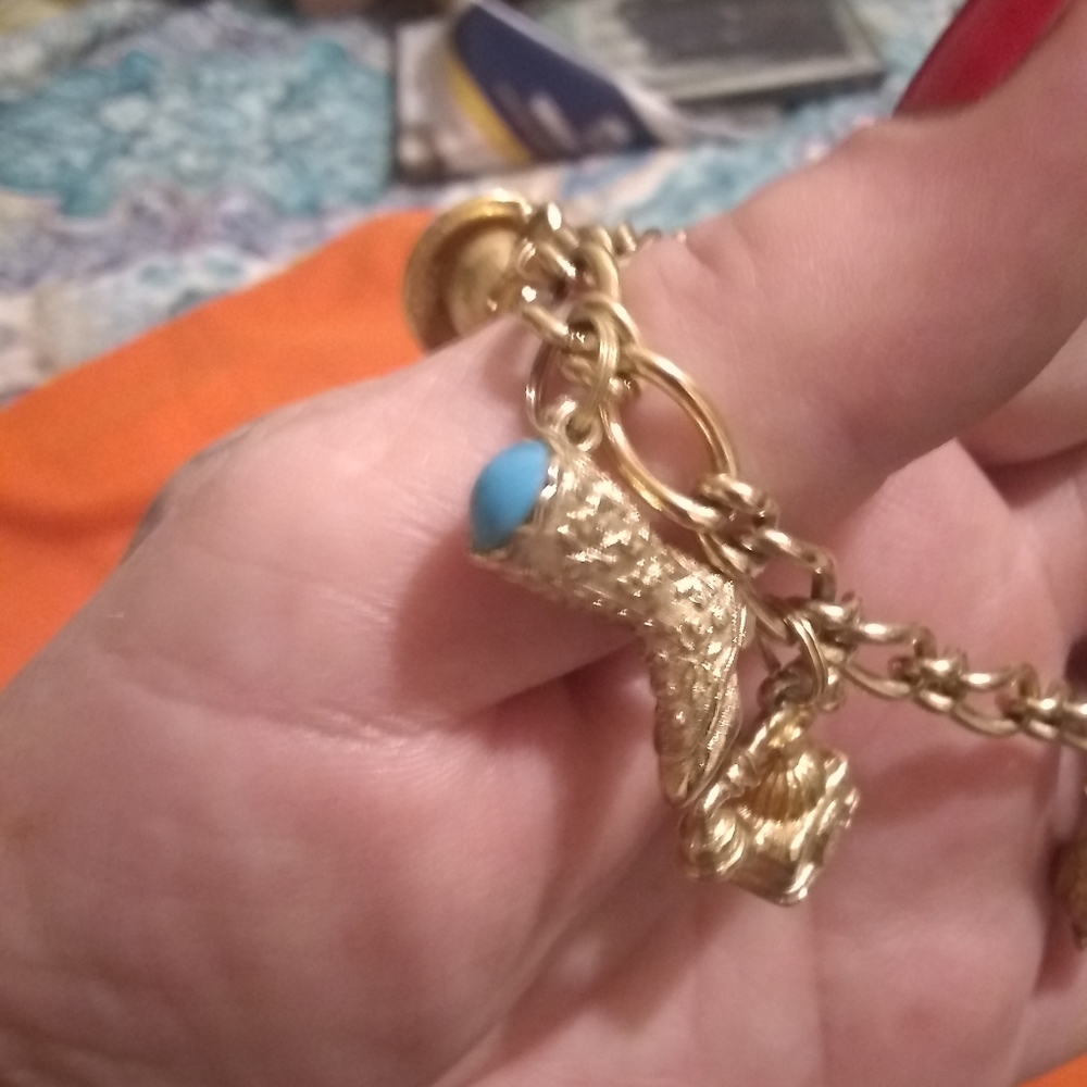 Women's vintage  locket bracelet